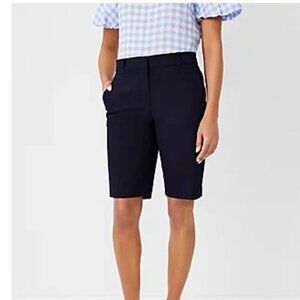 Ann Taylor The Boardwalk Short - Curvy Fit - Navy - Size 12P